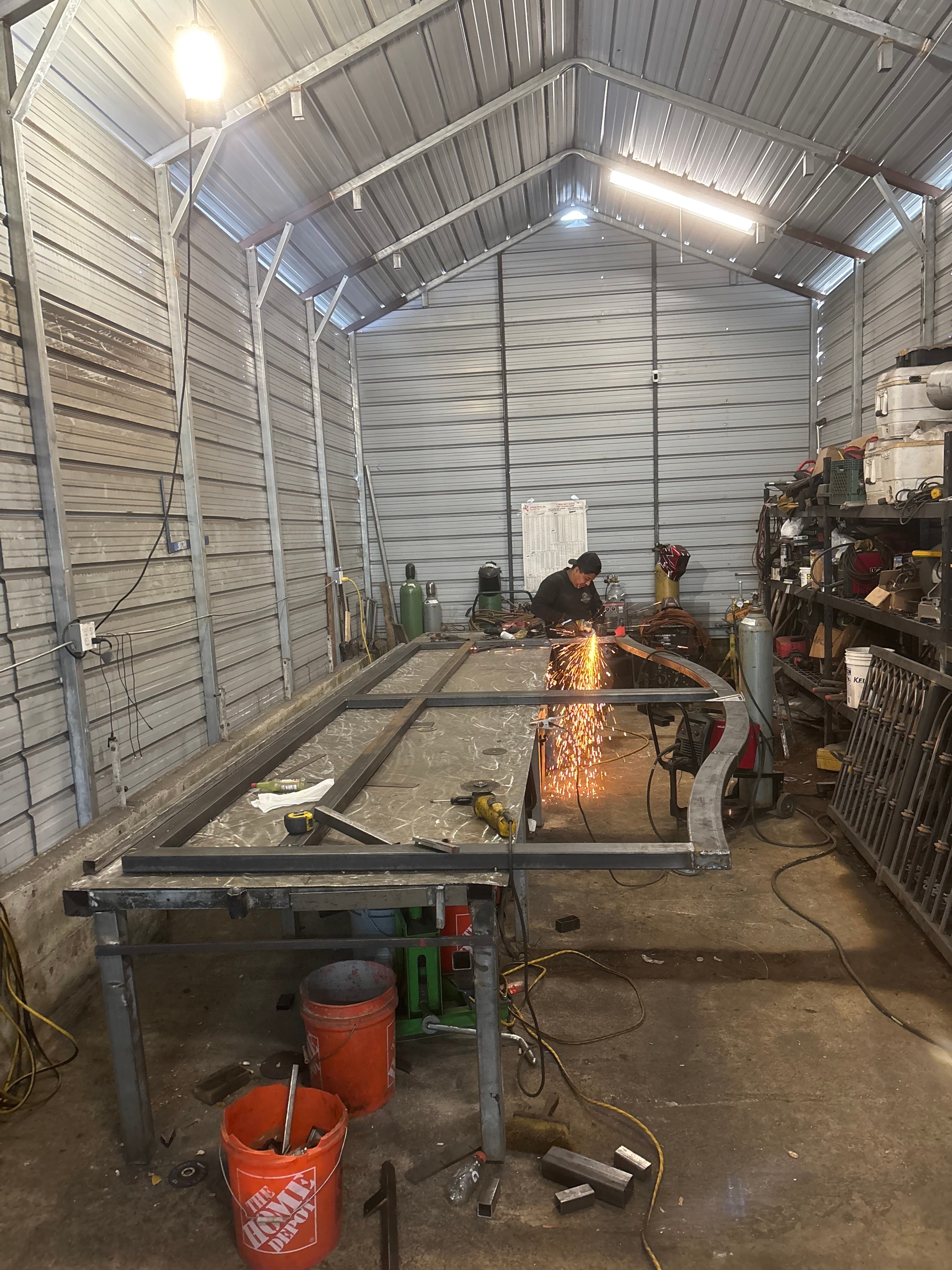Our metal fabrication workshop